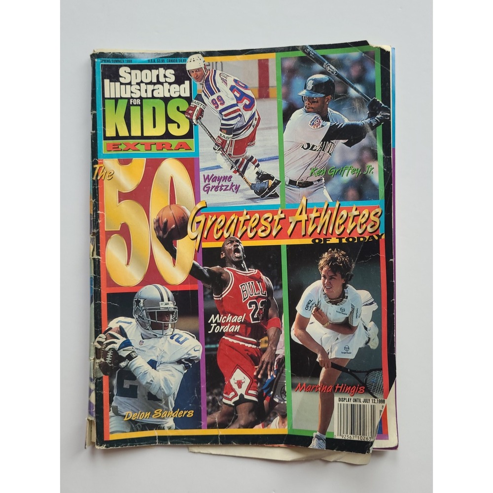 1998 Sports Illustrated For Kids Extra 50 Greatest Athletes Michael Jordan Tiger